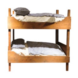 Space-Saving Twin Full Bunk Bed