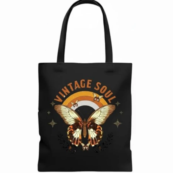 Organic Canvas Tote Bag with Zipper