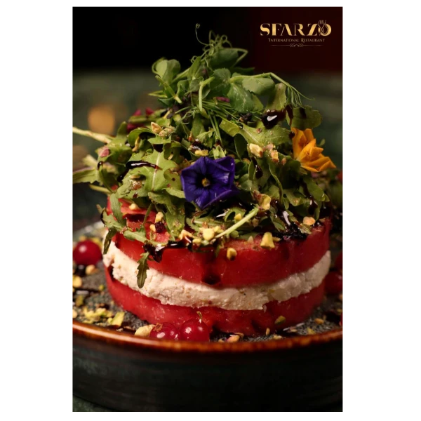 Special watermelon salad